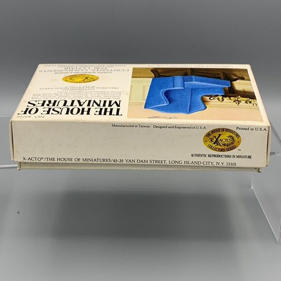 The House of Miniatures Chippendale Wing Chair Dollhouse Kit 40016 X-ACTO Opened - Picture 10 of 10